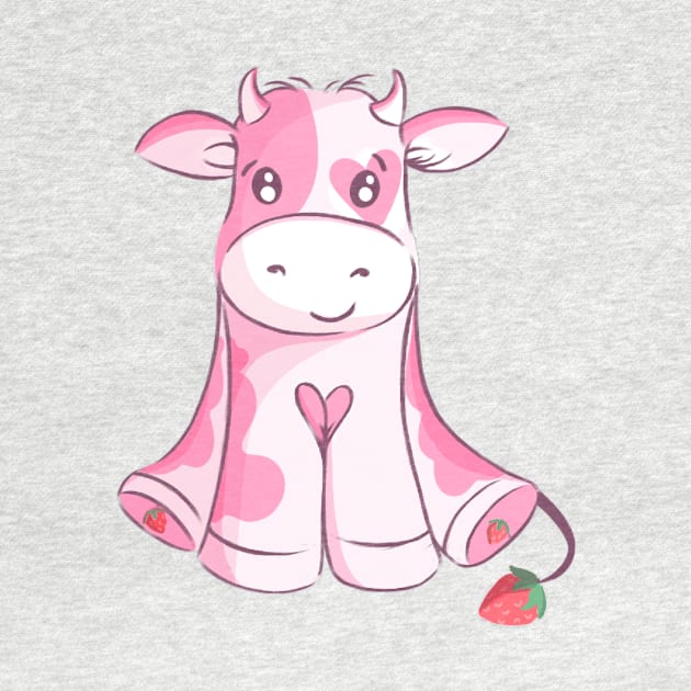 Strawberry Cow by Prettyinpinks